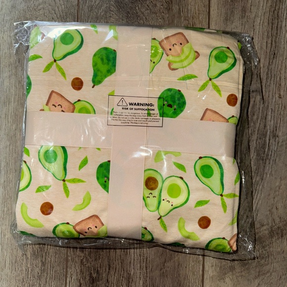 🥑🍞 Avocado Toast Large Cloud Blanket Little Sleepies New Limited Edition Bamboo - Picture 2 of 6